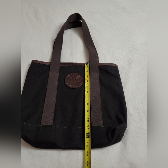 Duluth Pack 5 Liter Capacity Black Long Handles Mini Tote Made In USA - Picture 8 of 15